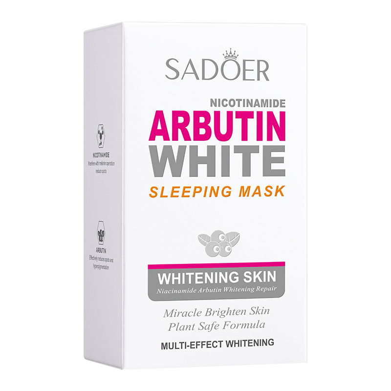 20pcs/box SADOER Arbutin Sleep - đánh giá và giá Face Mask Storage Box
