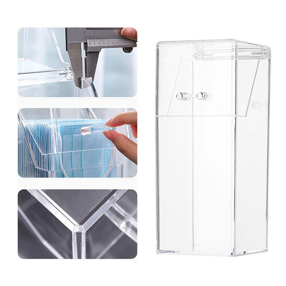 With Lid Face Mask Dispenser V - đánh giá và giá Face Mask Storage Box